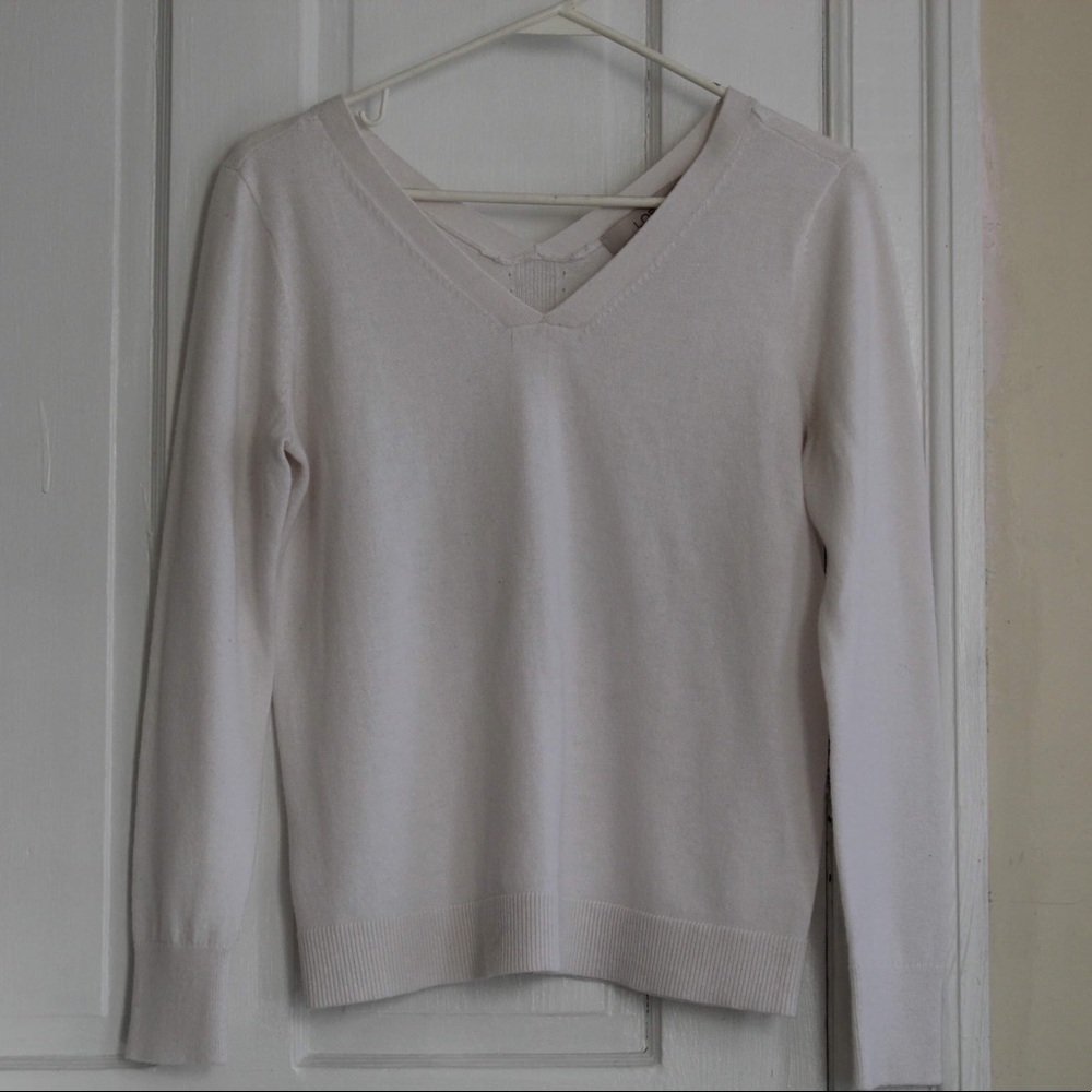🎈LOFT Double V Neck Sweater